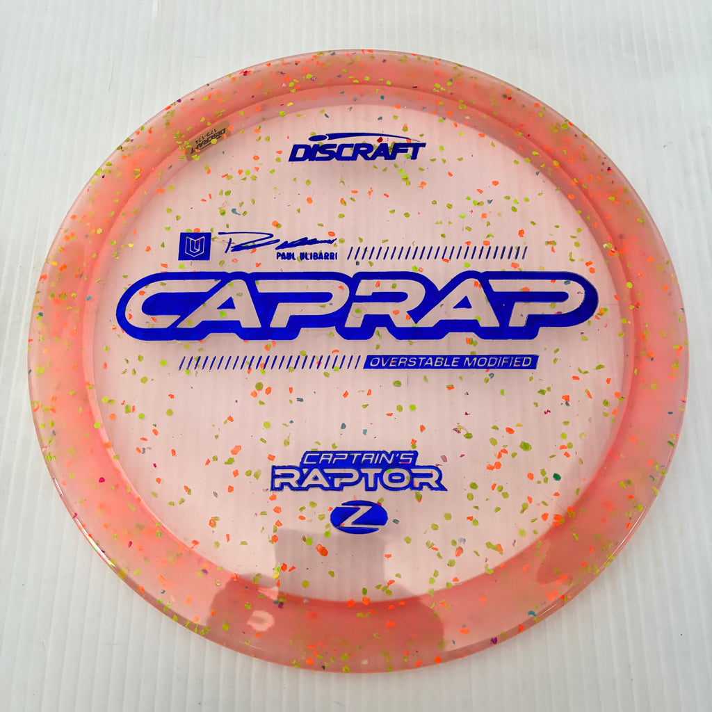 Discraft 2026 Paul Ulibarri Tour Series Z Confetti Captain's Raptor 9/3/1/4
