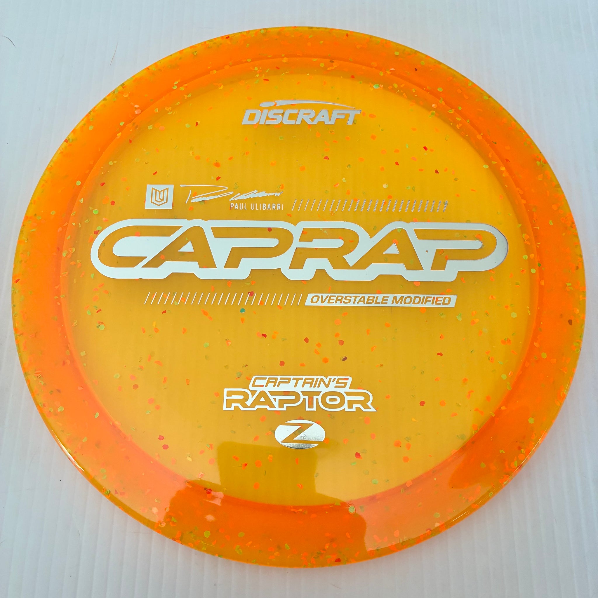 Discraft 2026 Paul Ulibarri Tour Series Z Confetti Captain's Raptor 9/3/1/4