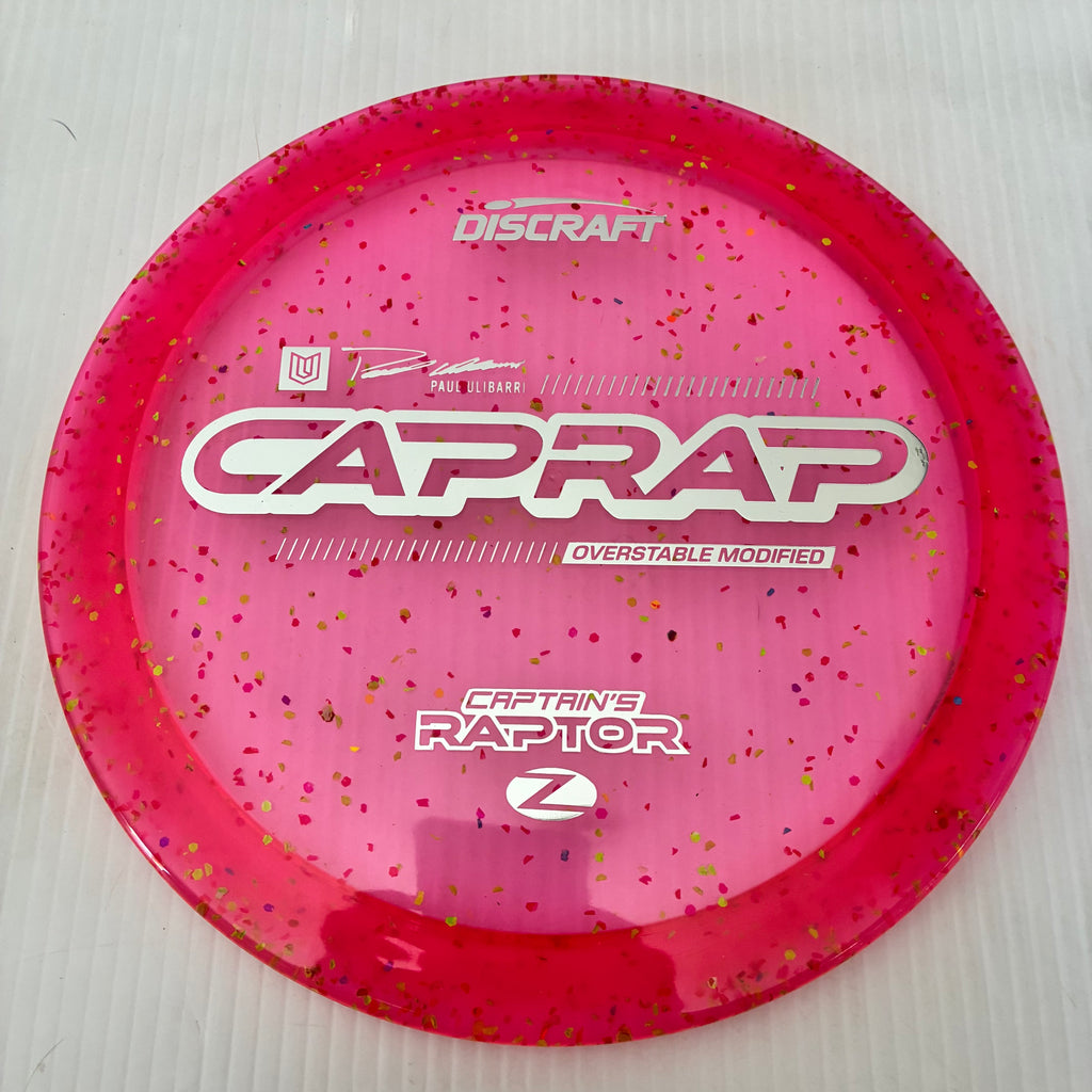 Discraft 2026 Paul Ulibarri Tour Series Z Confetti Captain's Raptor 9/3/1/4
