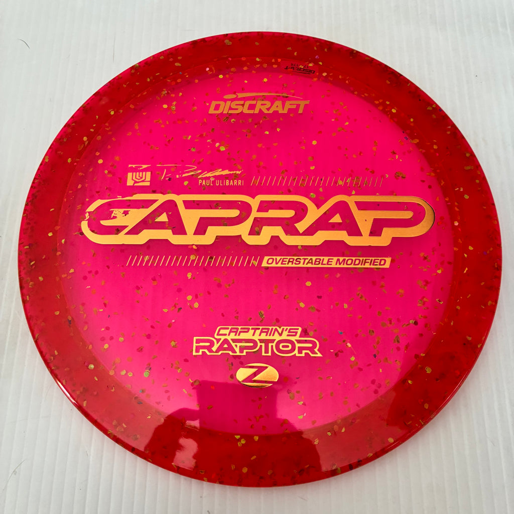 Discraft 2026 Paul Ulibarri Tour Series Z Confetti Captain's Raptor 9/3/1/4