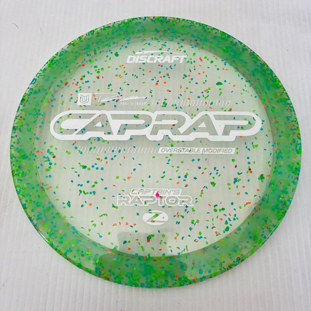 Discraft 2026 Paul Ulibarri Tour Series Z Confetti Captain's Raptor 9/3/1/4