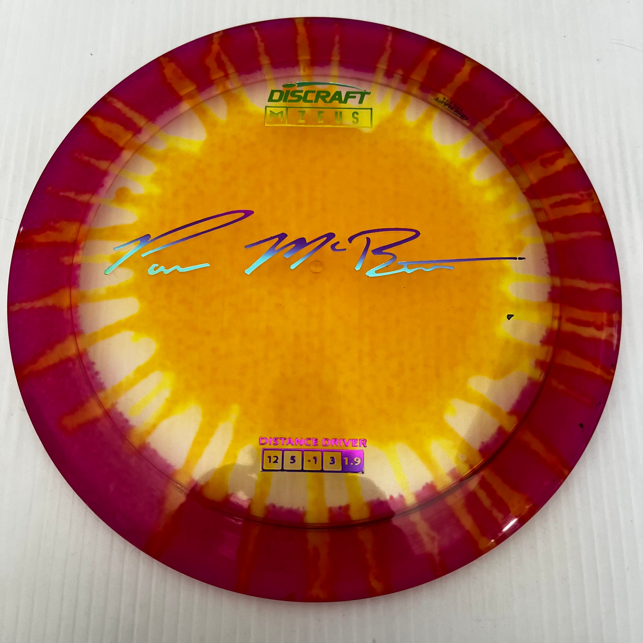 Discraft Fly Dye Z Zeus 12/5/-1/3