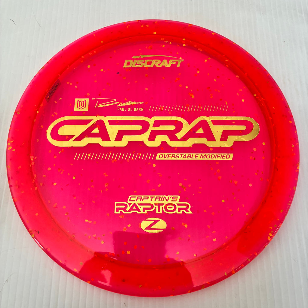 Discraft 2026 Paul Ulibarri Tour Series Z Confetti Captain's Raptor 9/3/1/4