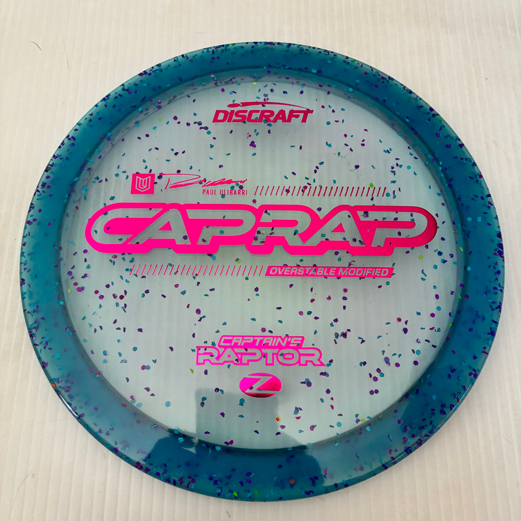 Discraft 2026 Paul Ulibarri Tour Series Z Confetti Captain's Raptor 9/3/1/4