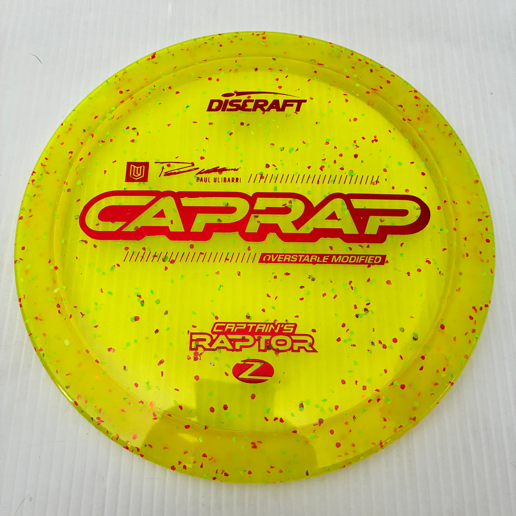 Discraft 2026 Paul Ulibarri Tour Series Z Confetti Captain's Raptor 9/3/1/4