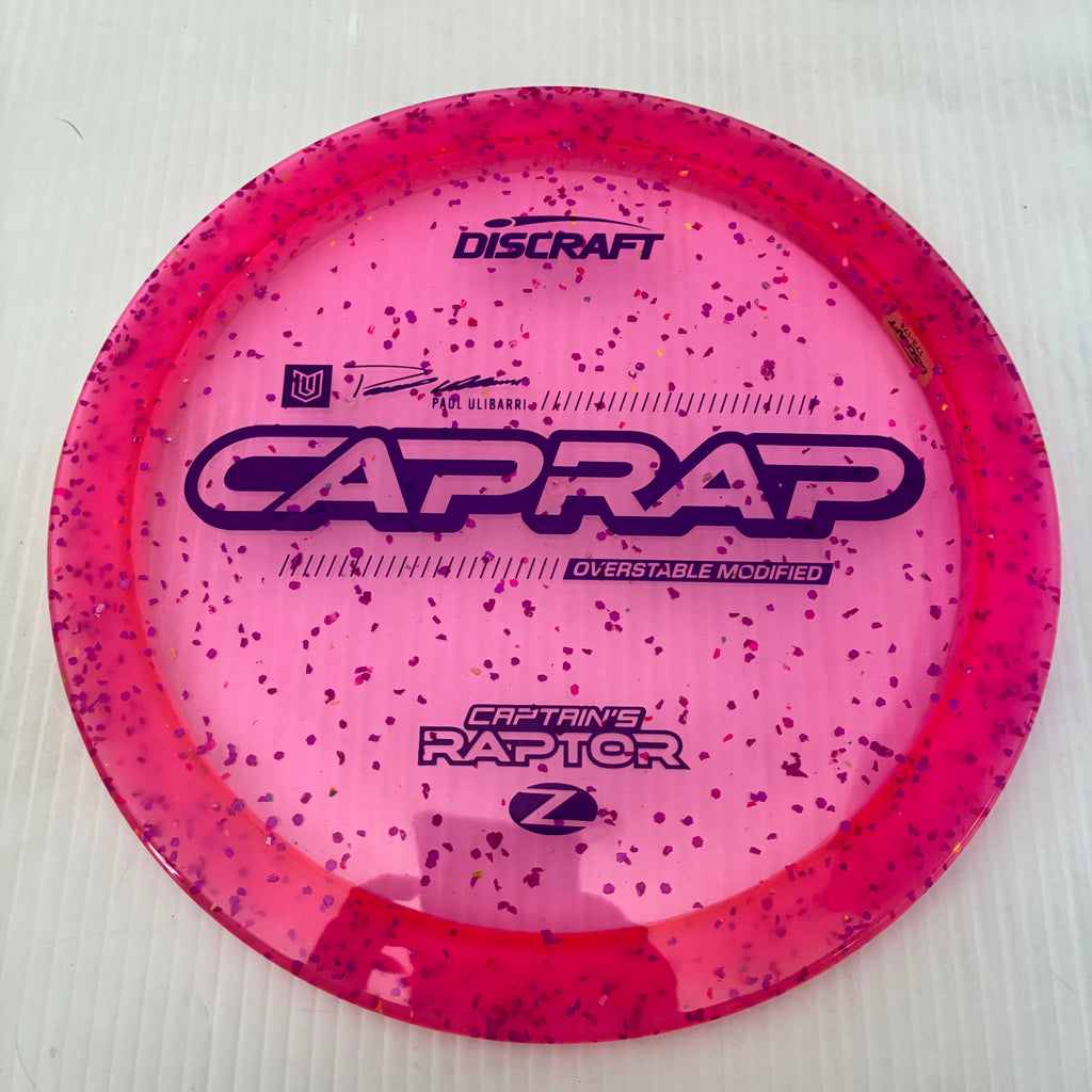 Discraft 2026 Paul Ulibarri Tour Series Z Confetti Captain's Raptor 9/3/1/4