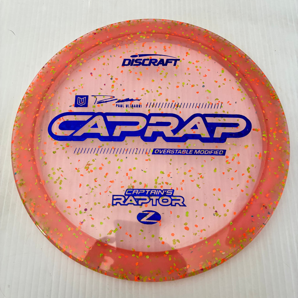 Discraft 2026 Paul Ulibarri Tour Series Z Confetti Captain's Raptor 9/3/1/4