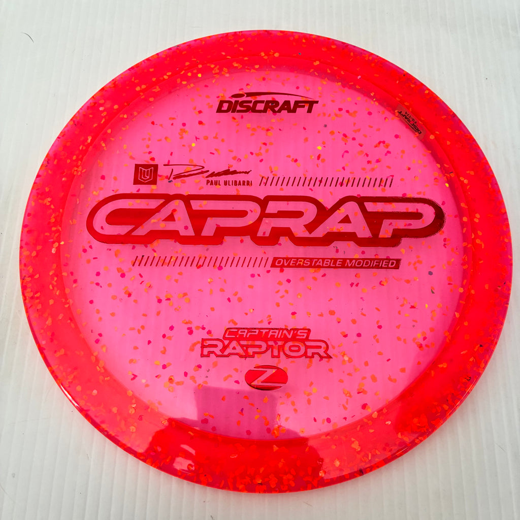 Discraft 2026 Paul Ulibarri Tour Series Z Confetti Captain's Raptor 9/3/1/4