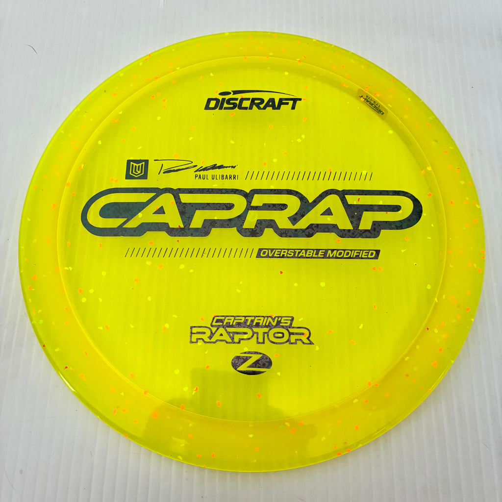Discraft 2026 Paul Ulibarri Tour Series Z Confetti Captain's Raptor 9/3/1/4