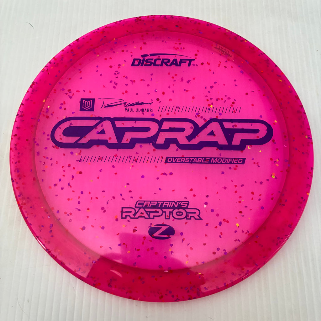 Discraft 2026 Paul Ulibarri Tour Series Z Confetti Captain's Raptor 9/3/1/4