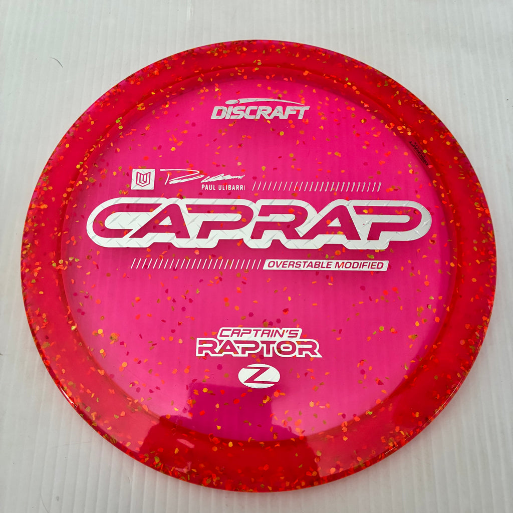Discraft 2026 Paul Ulibarri Tour Series Z Confetti Captain's Raptor 9/3/1/4
