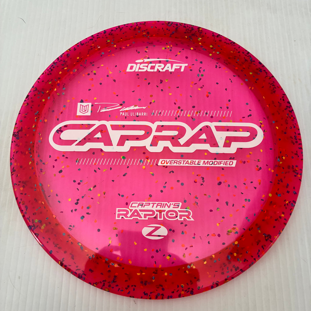 Discraft 2026 Paul Ulibarri Tour Series Z Confetti Captain's Raptor 9/3/1/4