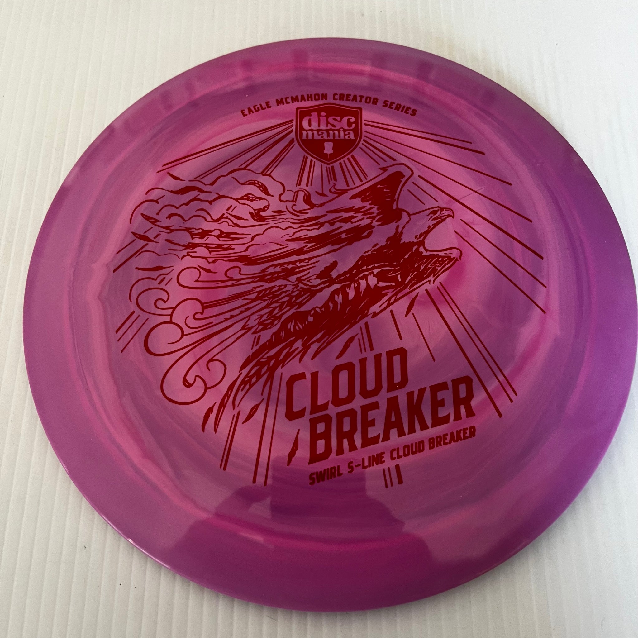 Discmania Final Run Eagle McMahon Creator Series Swirl S-Line Cloud Breaker 12/5/-1/3