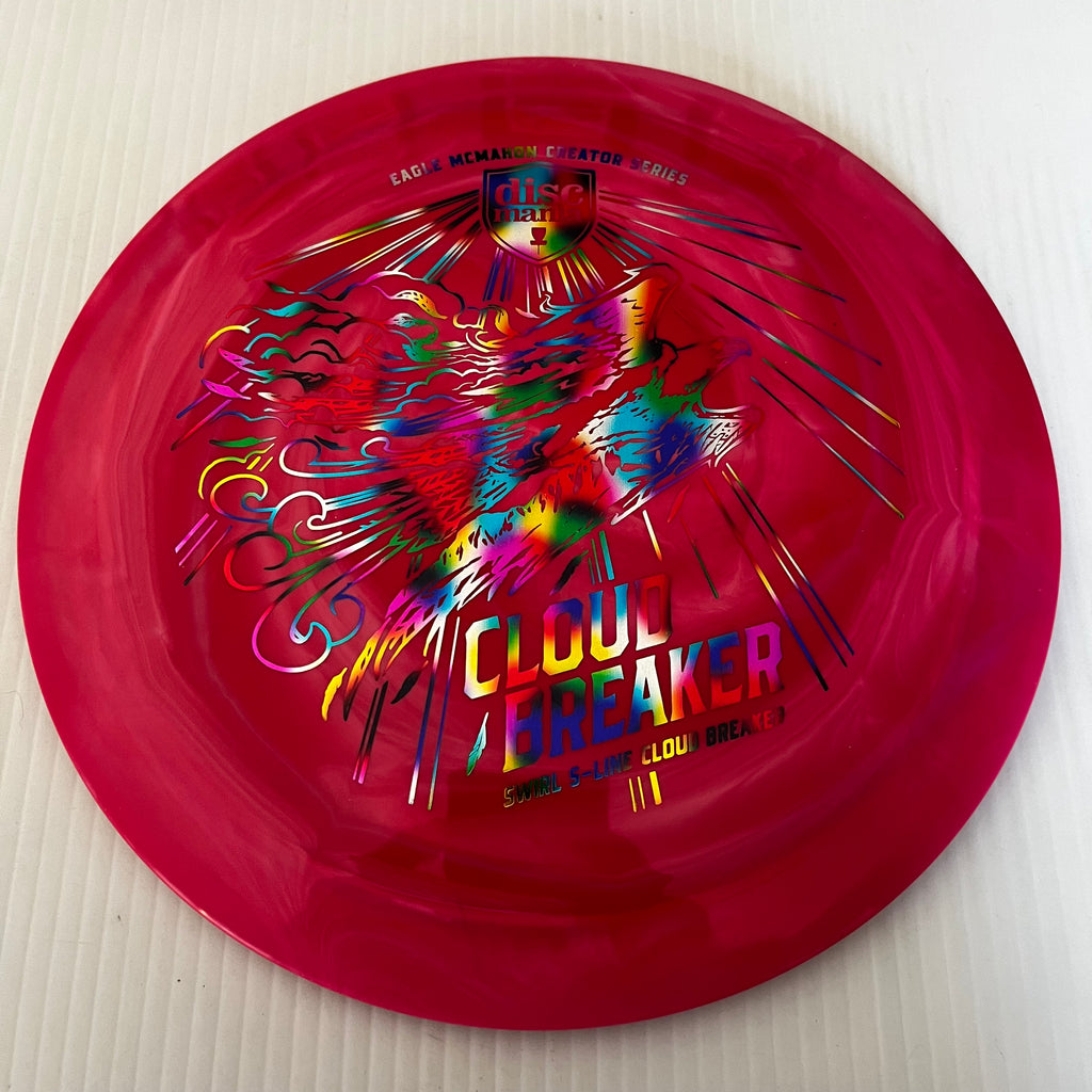 Discmania Final Run Eagle McMahon Creator Series Swirl S-Line Cloud Breaker 12/5/-1/3