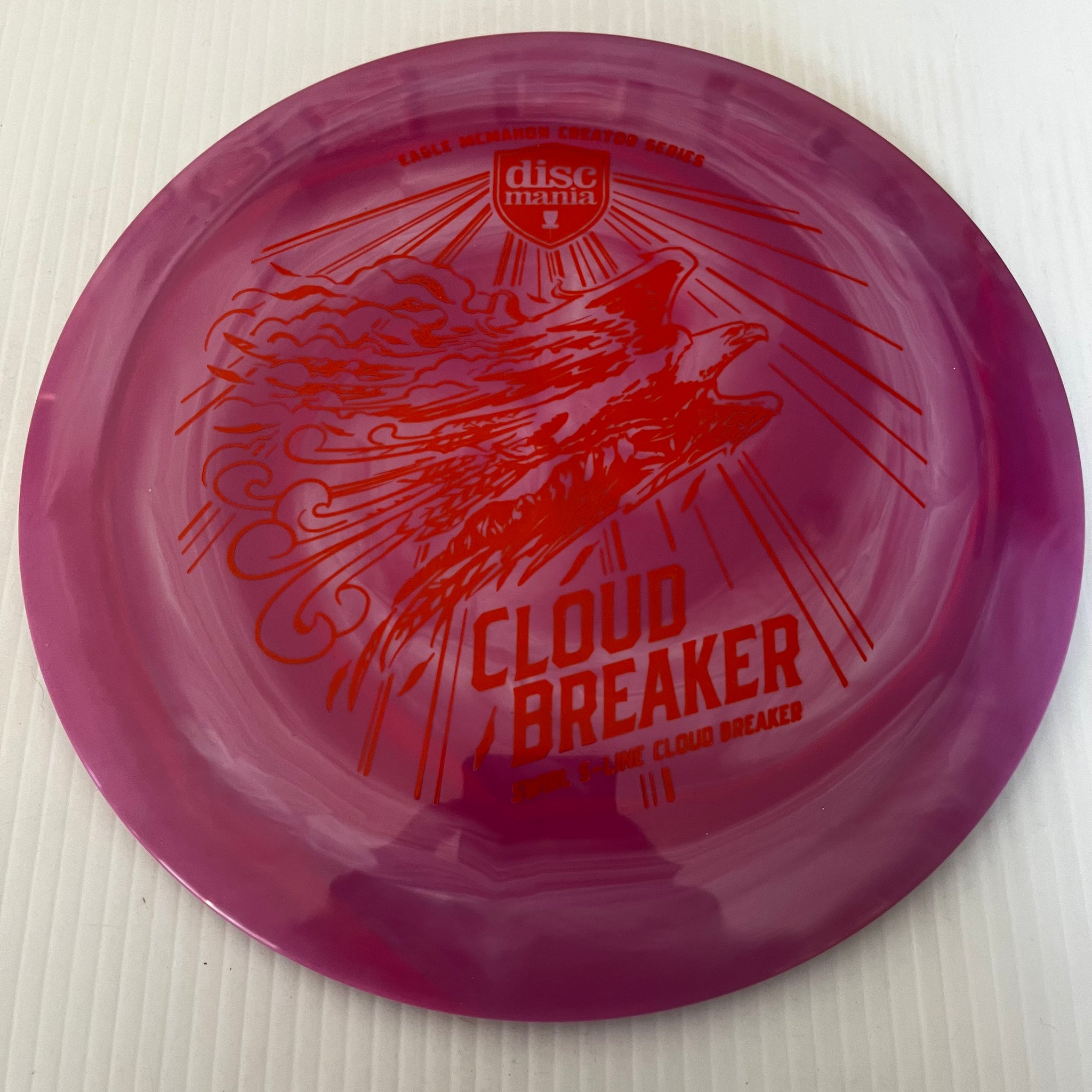 Discmania Final Run Eagle McMahon Creator Series Swirl S-Line Cloud Breaker 12/5/-1/3