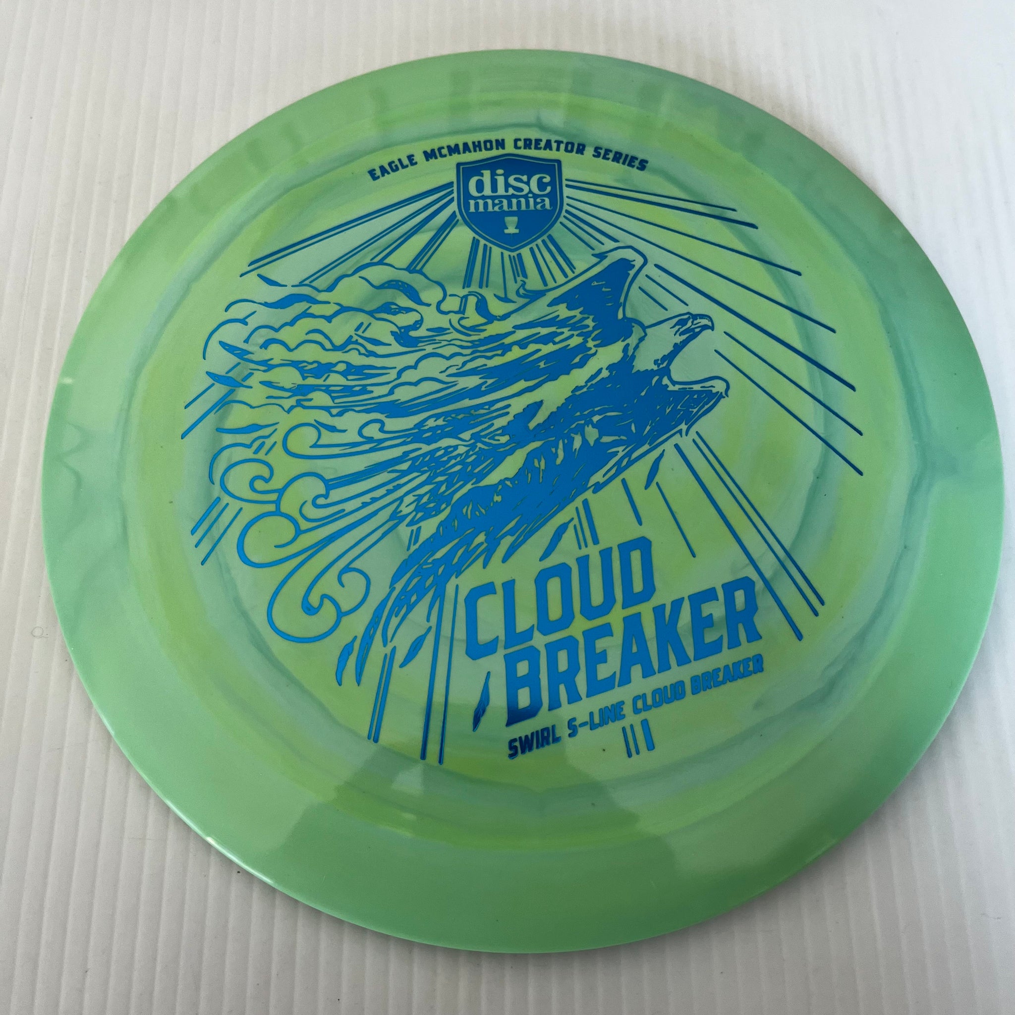 Discmania Final Run Eagle McMahon Creator Series Swirl S-Line Cloud Breaker 12/5/-1/3