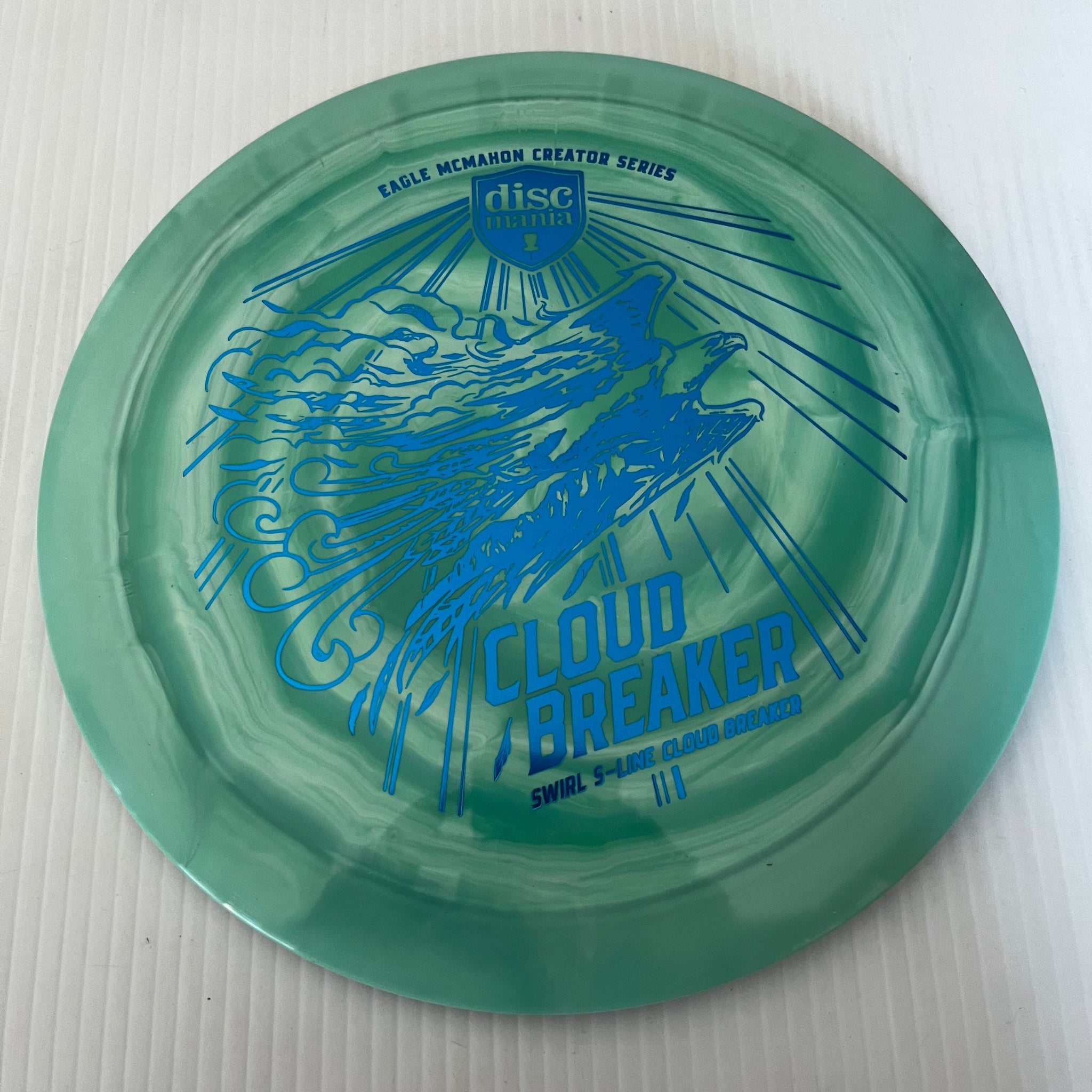 Discmania Final Run Eagle McMahon Creator Series Swirl S-Line Cloud Breaker 12/5/-1/3