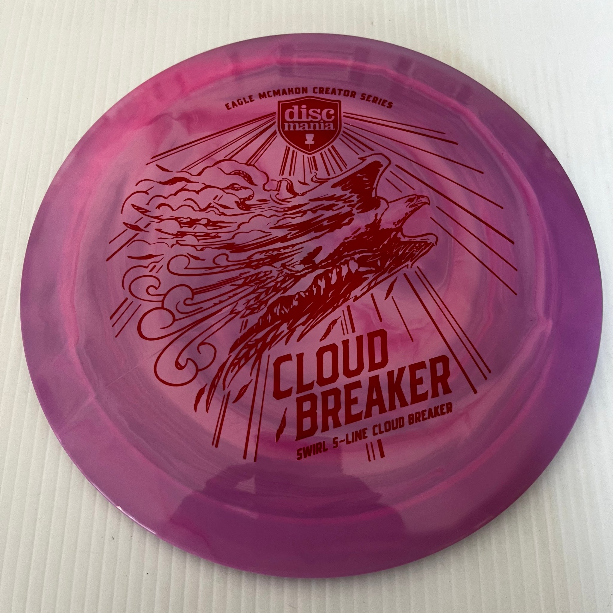 Discmania Final Run Eagle McMahon Creator Series Swirl S-Line Cloud Breaker 12/5/-1/3