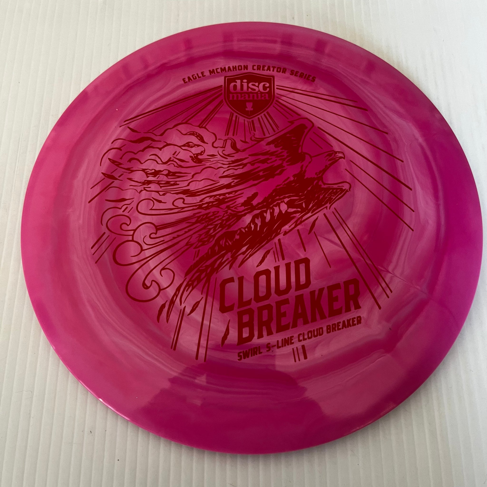 Discmania Final Run Eagle McMahon Creator Series Swirl S-Line Cloud Breaker 12/5/-1/3