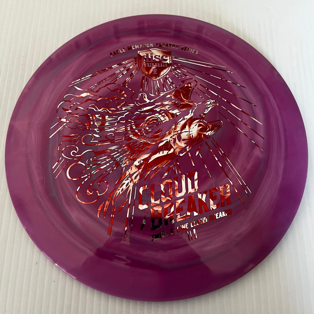 Discmania Final Run Eagle McMahon Creator Series Swirl S-Line Cloud Breaker 12/5/-1/3