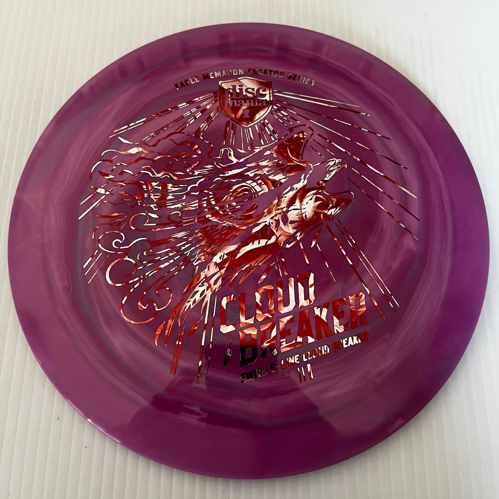 Discmania Final Run Eagle McMahon Creator Series Swirl S-Line Cloud Breaker 12/5/-1/3