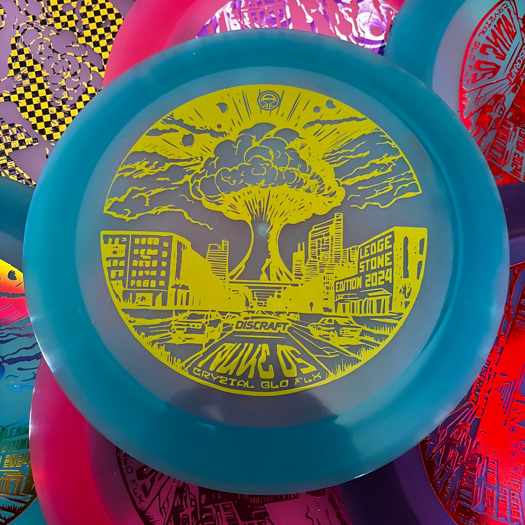 Discraft 2024 Ledgestone Cryztal Glow FLX Nuke OS 13/4/0/4