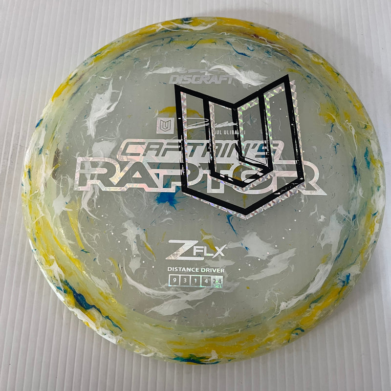 Discraft 2024 Paul Ulibarri Overstamp Jawbreaker Z FLX Captain's Raptor 9/3/1/4