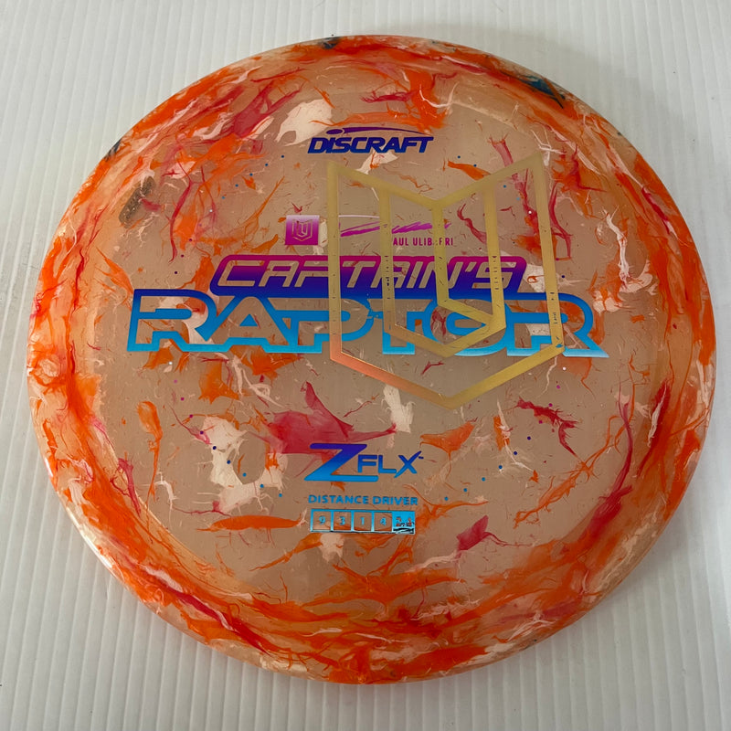 Discraft 2024 Paul Ulibarri Overstamp Jawbreaker Z FLX Captain's Raptor 9/3/1/4