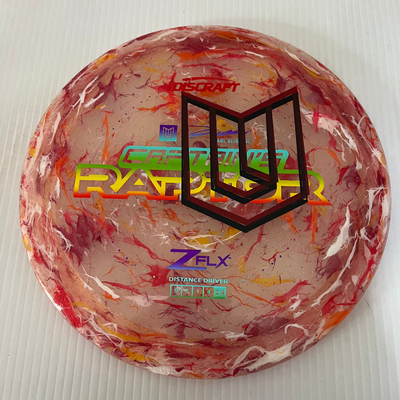 Discraft 2024 Paul Ulibarri Overstamp Jawbreaker Z FLX Captain's Raptor 9/3/1/4