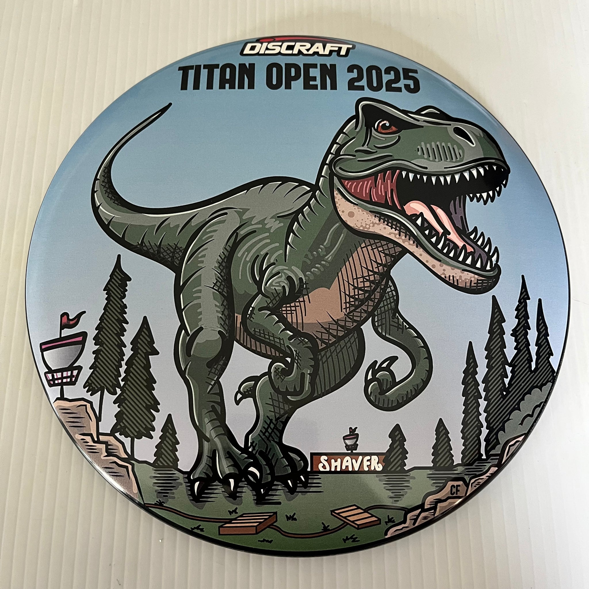 Discraft 2025 Titan Open T-Rex SuperColor ESP Buzzz 5/4/-1/1