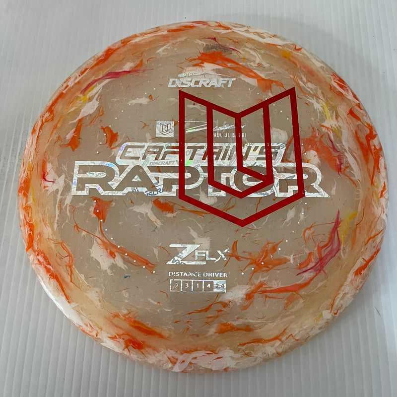 Discraft 2024 Paul Ulibarri Overstamp Jawbreaker Z FLX Captain's Raptor 9/3/1/4