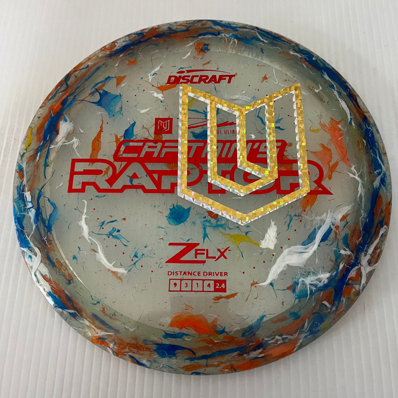 Discraft 2024 Paul Ulibarri Overstamp Jawbreaker Z FLX Captain's Raptor 9/3/1/4