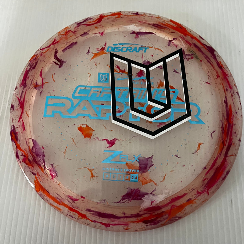 Discraft 2024 Paul Ulibarri Overstamp Jawbreaker Z FLX Captain's Raptor 9/3/1/4