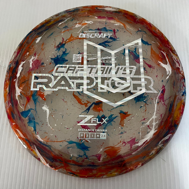 Discraft 2024 Paul Ulibarri Overstamp Jawbreaker Z FLX Captain's Raptor 9/3/1/4