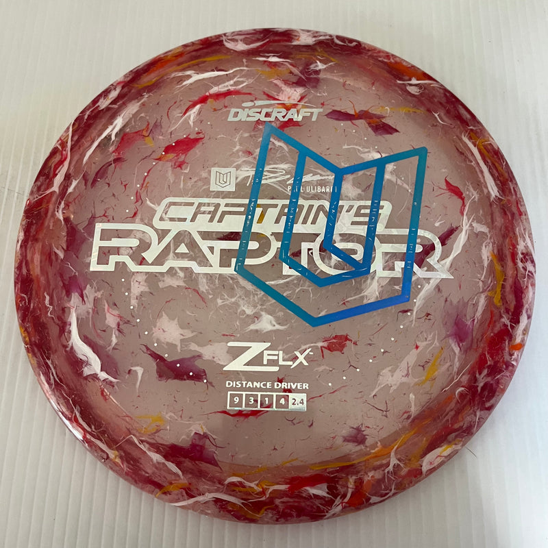 Discraft 2024 Paul Ulibarri Overstamp Jawbreaker Z FLX Captain's Raptor 9/3/1/4