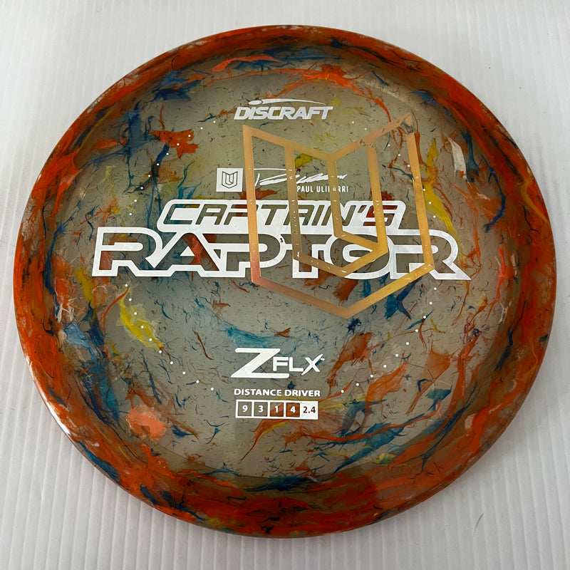 Discraft 2024 Paul Ulibarri Overstamp Jawbreaker Z FLX Captain's Raptor 9/3/1/4