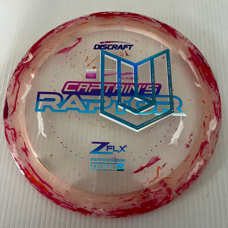 Discraft 2024 Paul Ulibarri Overstamp Jawbreaker Z FLX Captain's Raptor 9/3/1/4