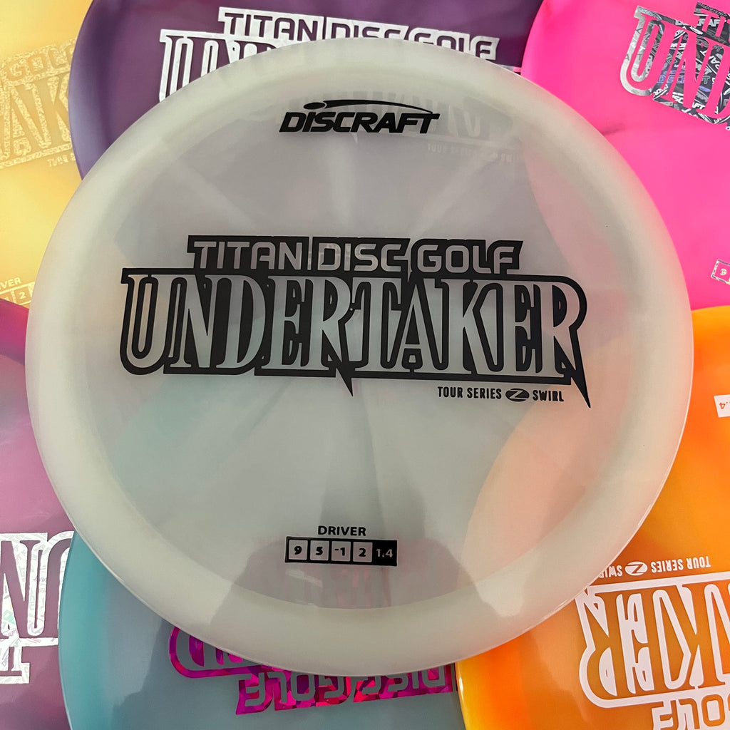 Discraft 2025 Titan Open Tour Series Z Swirl Blend Undertaker 9/5/-1/2