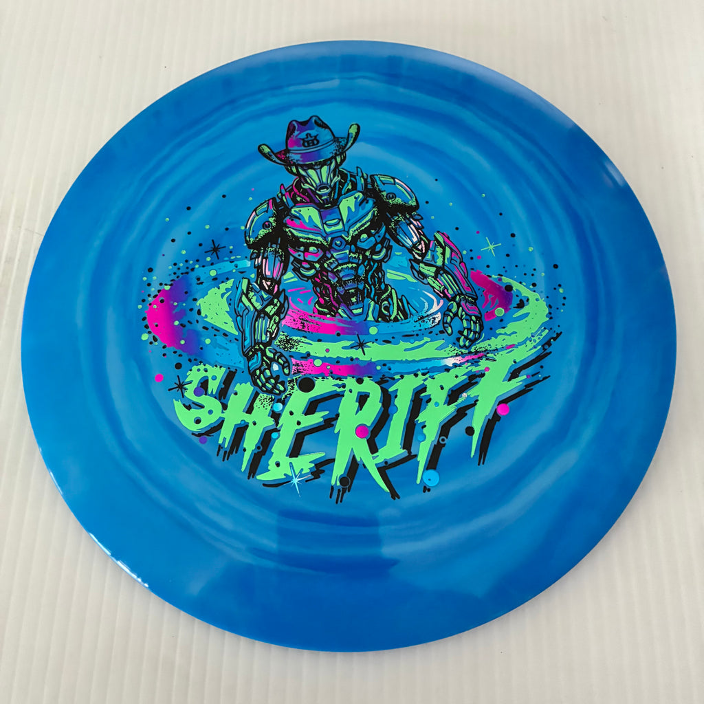 Dynamic Discs Fuzion Swirl Sheriff 13/5/-1/2