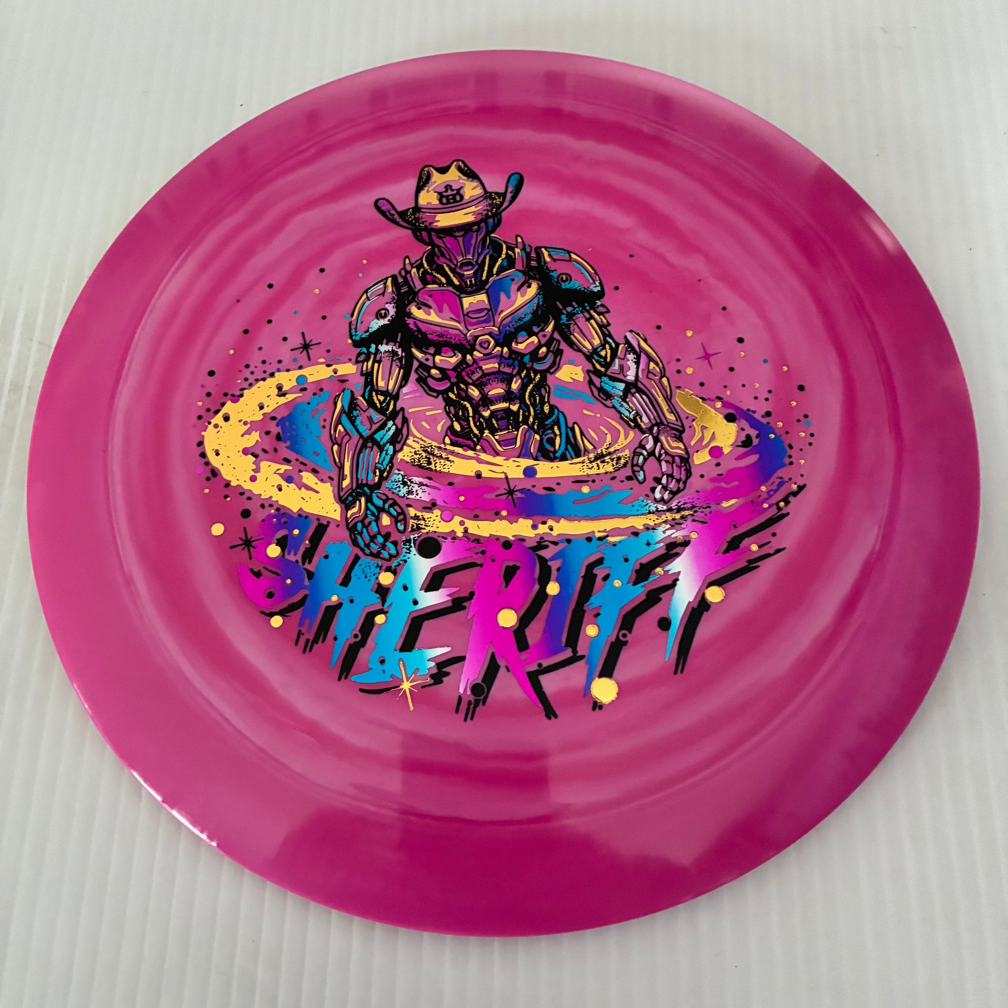 Dynamic Discs Fuzion Swirl Sheriff 13/5/-1/2