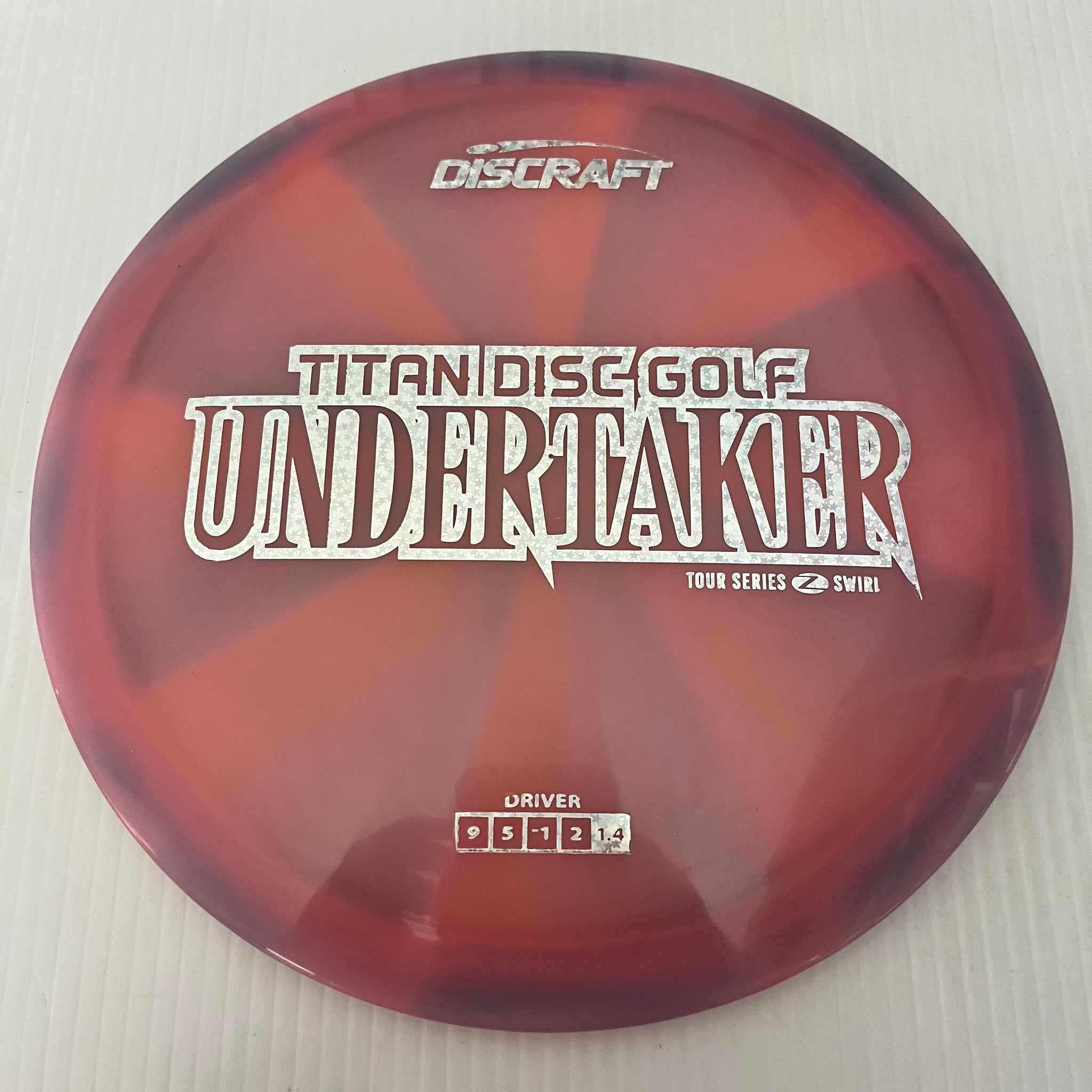 Discraft 2025 Titan Open Tour Series Z Swirl Blend Undertaker 9/5/-1/2