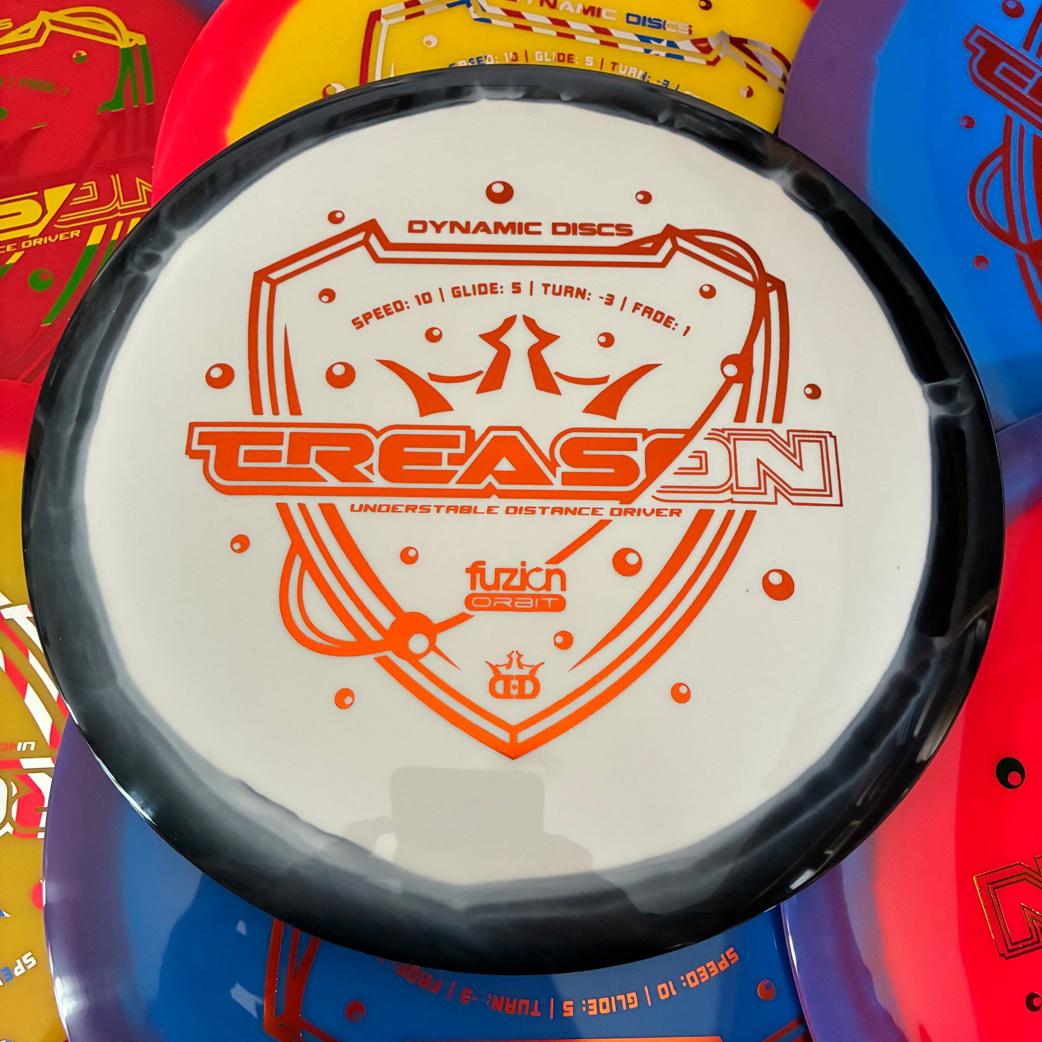 Dynamic Discs Fuzion Orbit Treason 10/5/-3/1