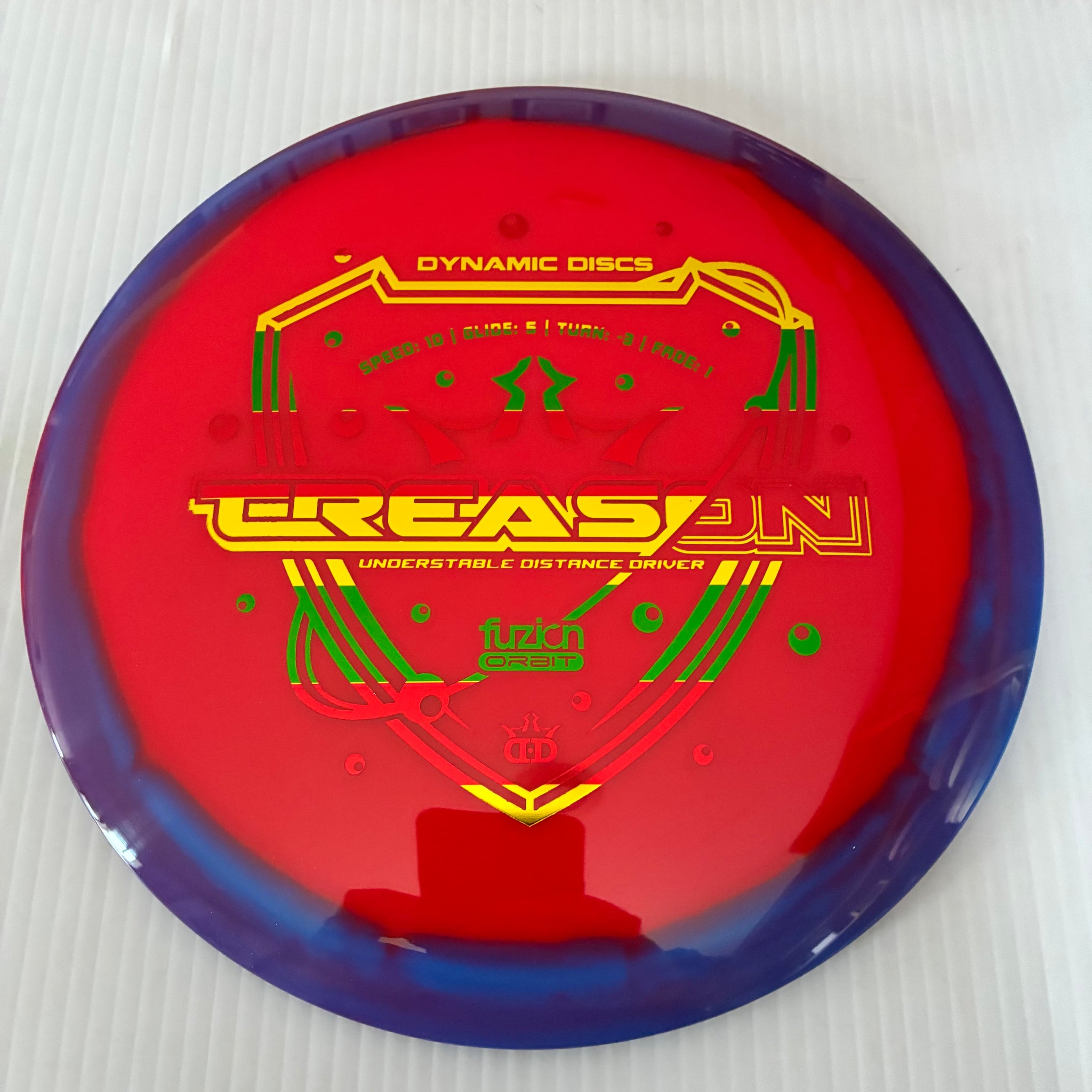 Dynamic Discs Fuzion Orbit Treason 10/5/-3/1