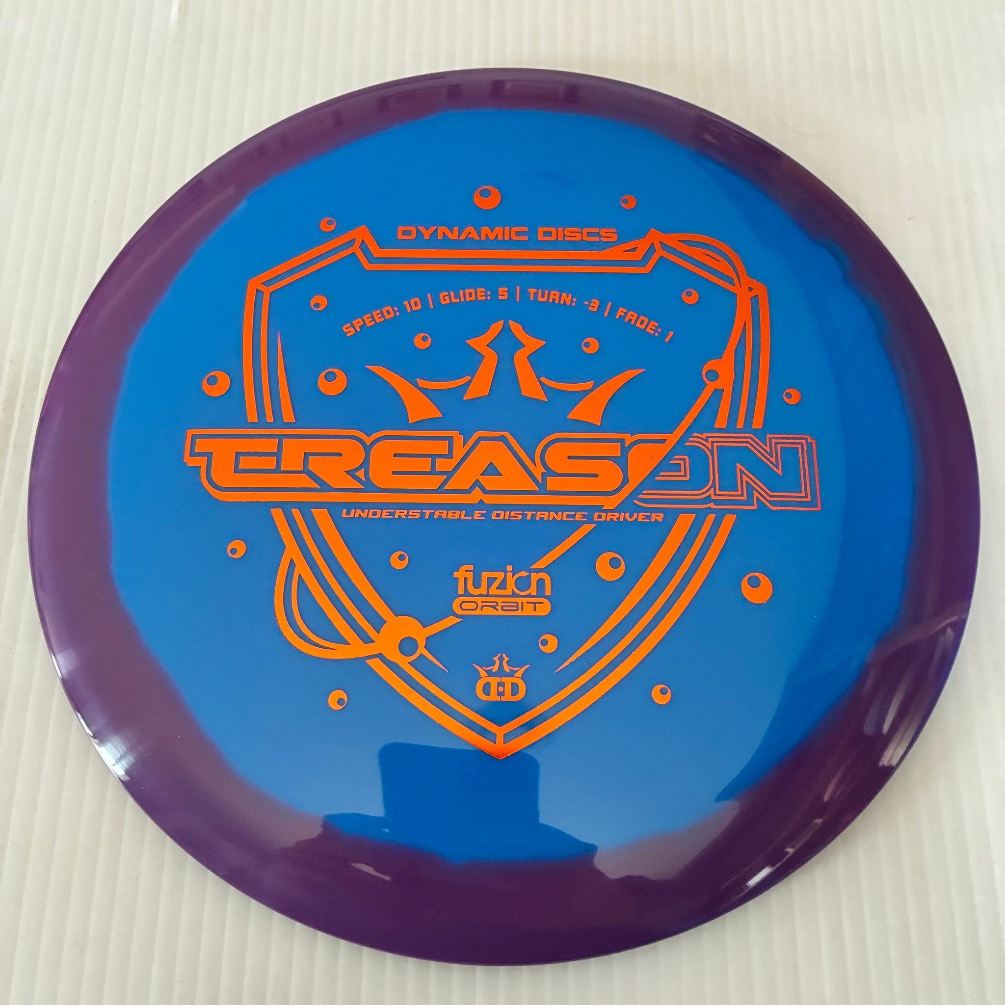 Dynamic Discs Fuzion Orbit Treason 10/5/-3/1