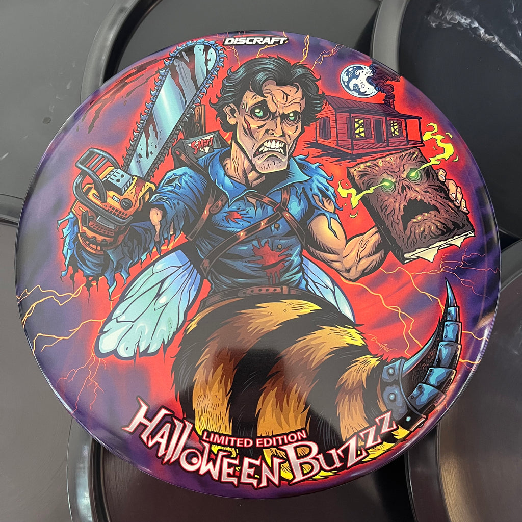 額装マット作品/David Horvitz Childs Dreams 02 Discraft 2022 Halloween Chucky Themed Glow Z Buzzz 5/4/-1/1