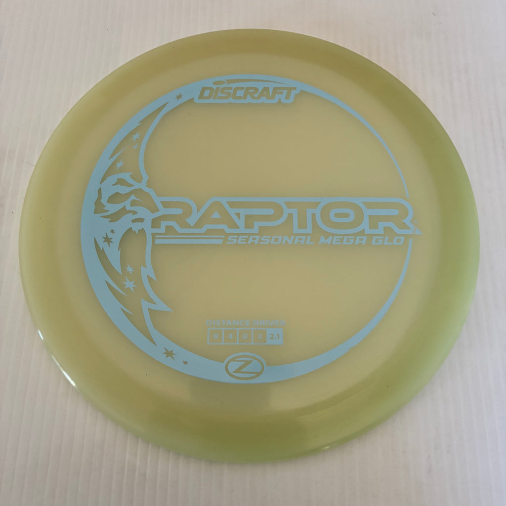 Discraft Mega GLO Z Raptor 9/4/0/3