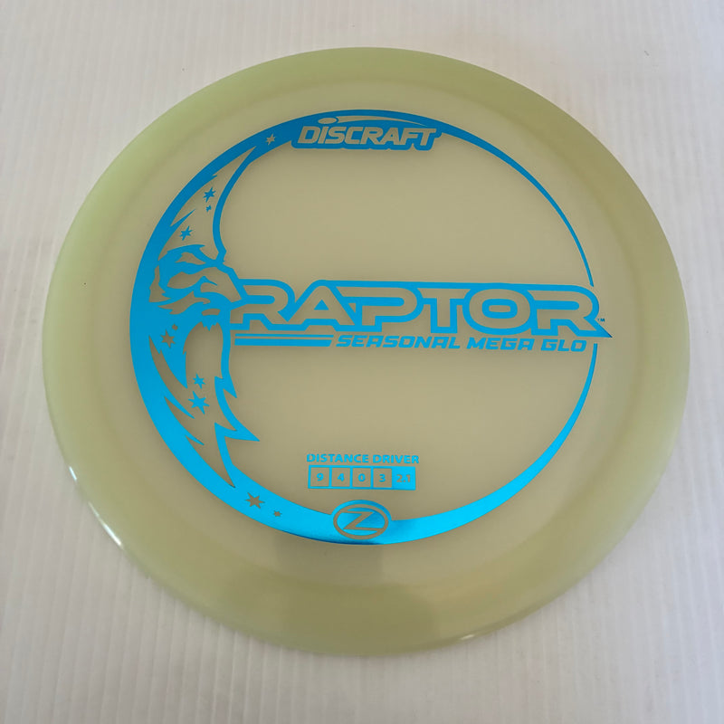 Discraft Mega GLO Z Raptor 9/4/0/3
