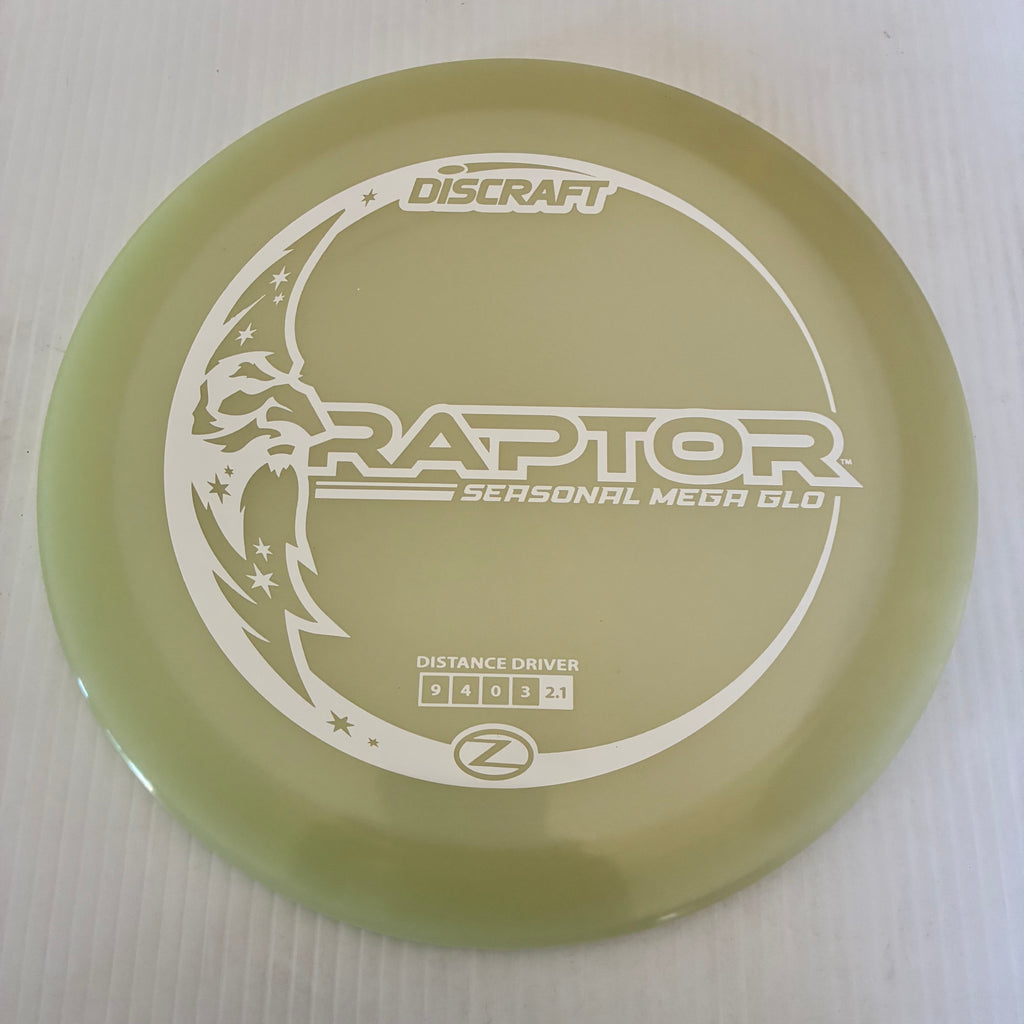 Discraft Mega GLO Z Raptor 9/4/0/3