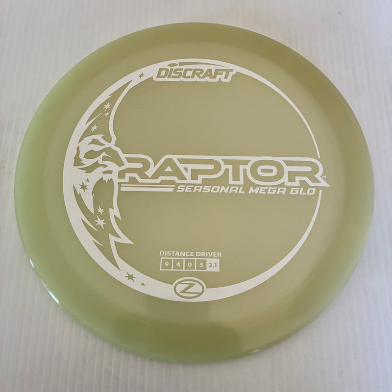 Discraft Mega GLO Z Raptor 9/4/0/3