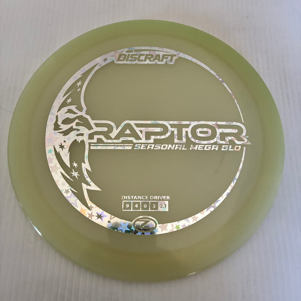 Discraft Mega GLO Z Raptor 9/4/0/3